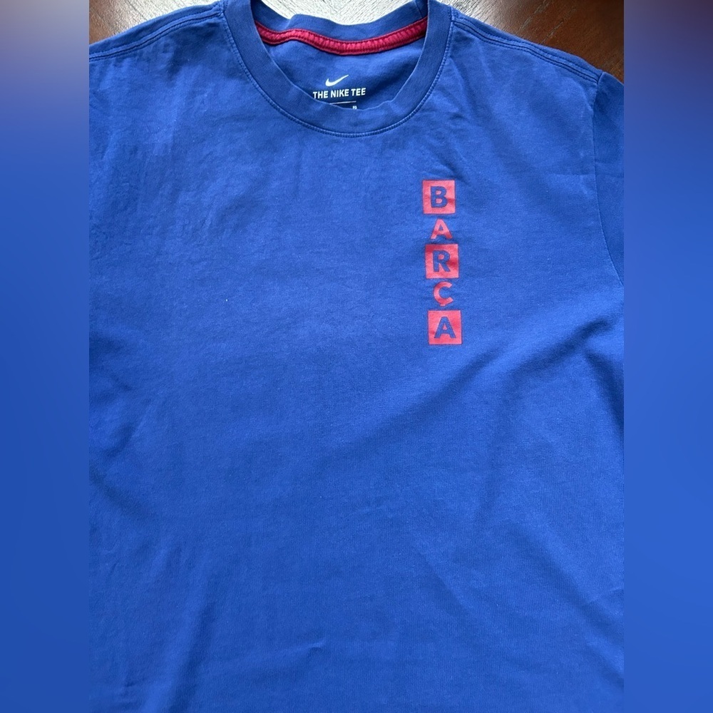Barca Nike Blue T-Shirt size XL - Picture 3 of 11